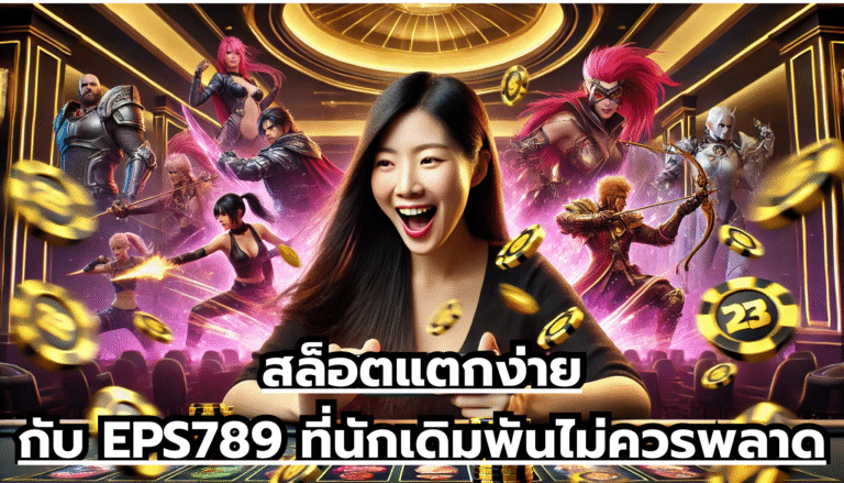 สล็อตแตกง่ายกับ EPS789 ที่นักเดิมพันไม่ควรพลาด