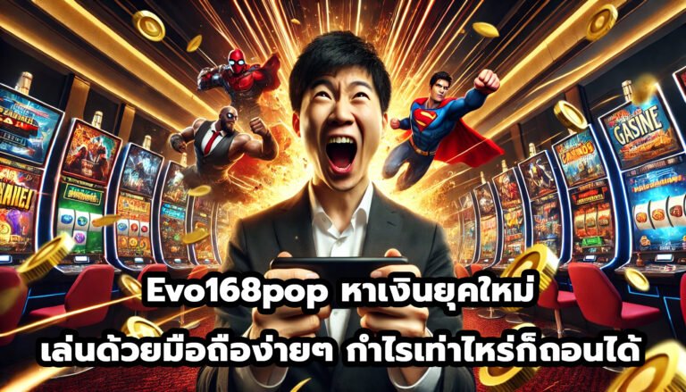 Evo168pop หาเงินยุคใหม่ เล่นด้วยมือถือง่ายๆ กำไรเท่าไหร่ก็ถอนได้-2